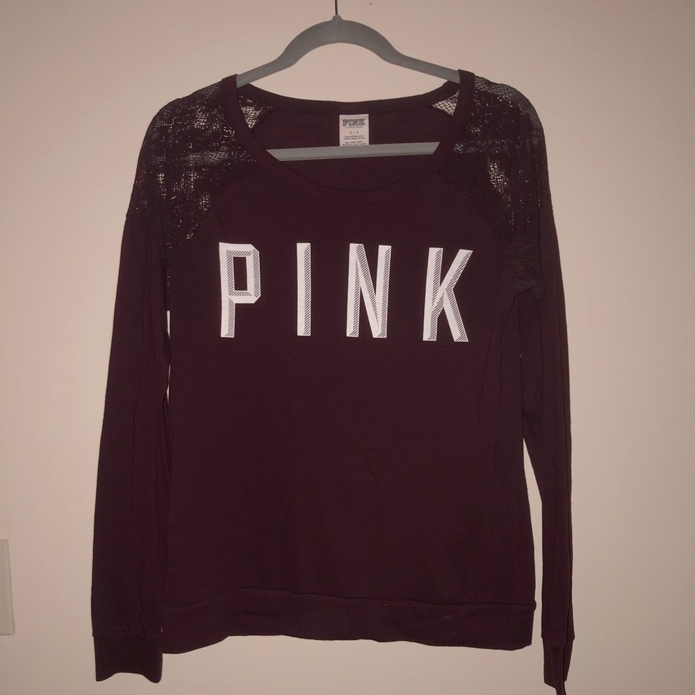 Maroon PINK Shirt - Picture 1 of 3